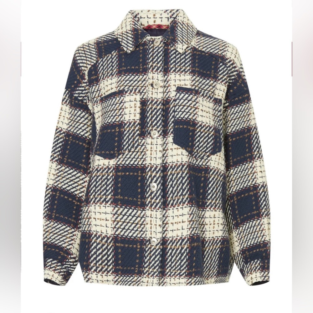 Scotch & Soda Plaid Shirt Jacket